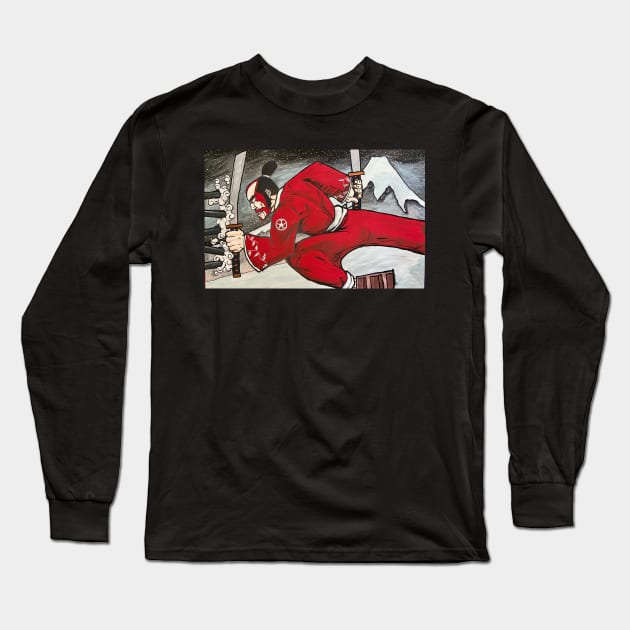 Kensei: I Am The Storm Long Sleeve T-Shirt by The Flying Pencil